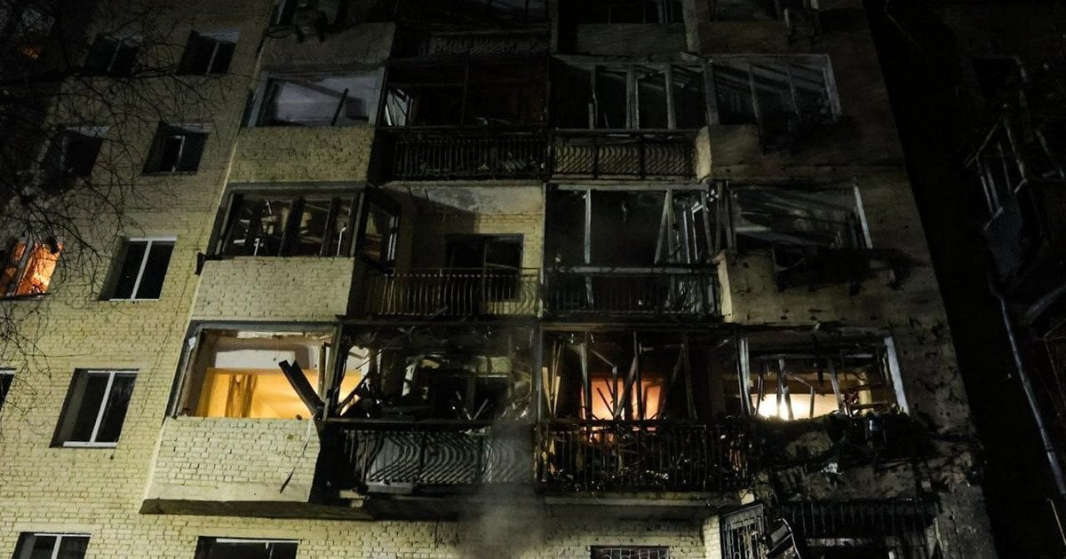 Поврежденные квартиры из-за атаки на Киев в ночь на 23 октября