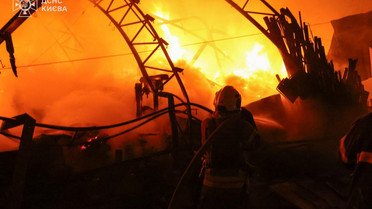 атака на Київ у ніч проти 23 жовтня_6 / © ДСНС