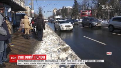 Кияни вважають, що скаржитися ЖЕКу на кучугури снігу марно