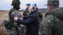 Президент РФ Владимир Путин и российские военные и российские военные
