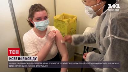 Новини світу: ВООЗ дав офіційні назви штамам коронавірусу
