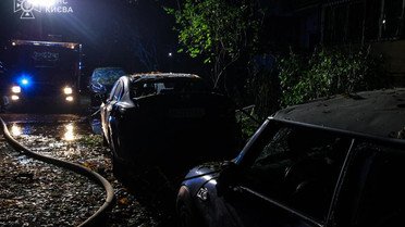 атака на Київ у ніч проти 23 жовтня_4 / © ДСНС