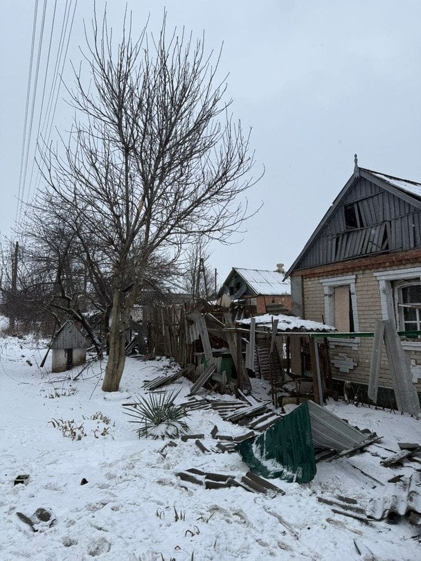Наслідки влучання КАБів у приватний сектор / © Вадим Лях