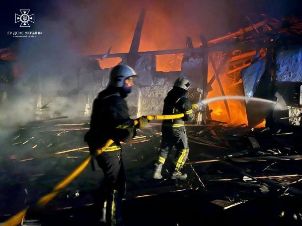 Ліквідація наслідків удару по Умані
