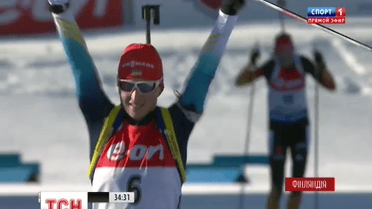 Валя Семеренко завоевала золото на Чемпионате мира по биатлону
