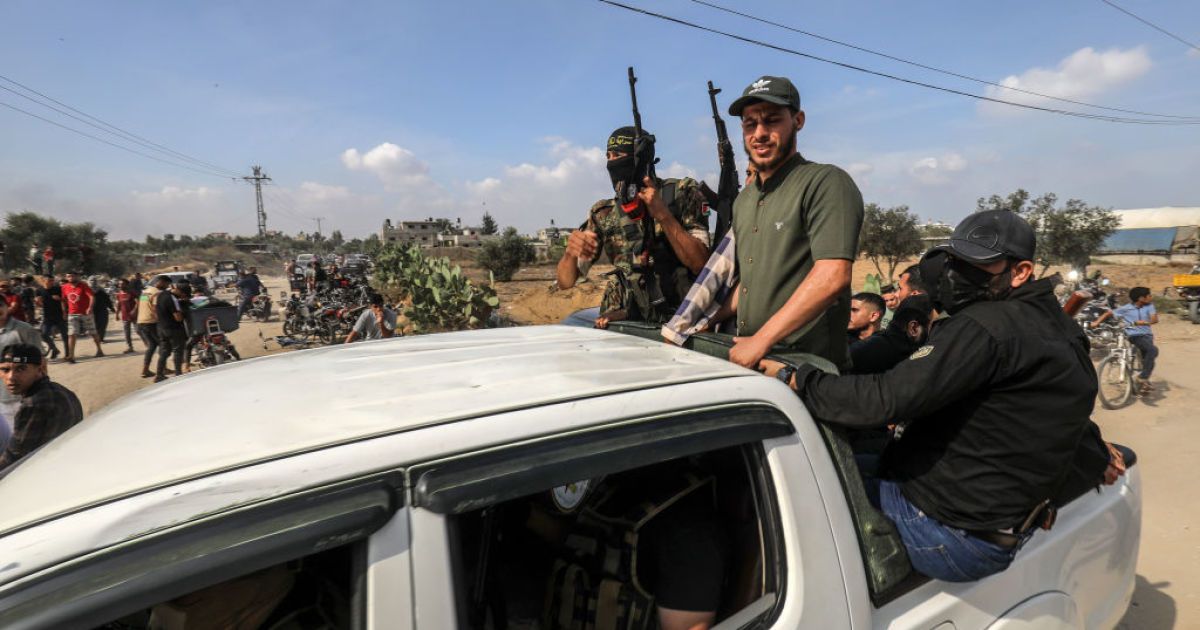 Боевики ХАМАС в Израиле