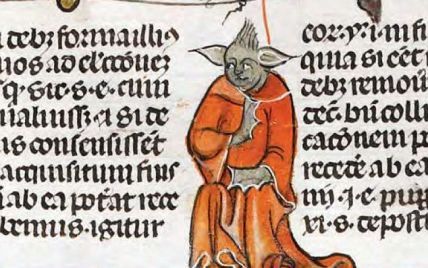В средневековой рукописи нашли изображение мастера Йоды из Star Wars