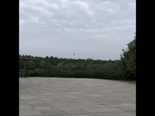 Появилось видео падения вертолета в Киеве