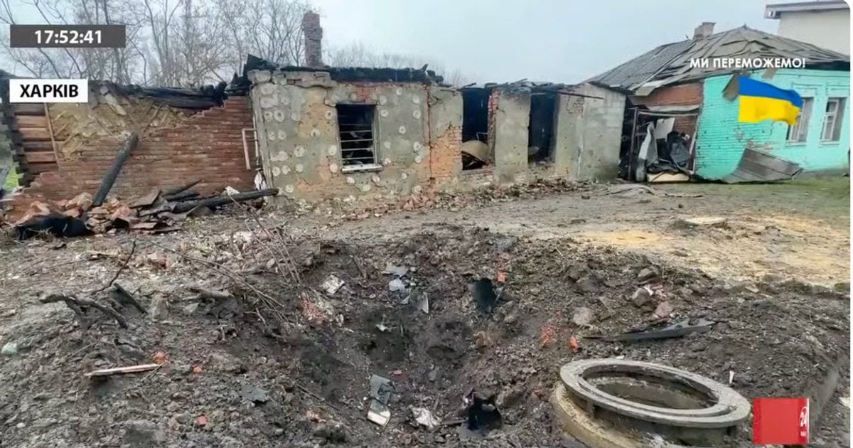 Російський дрон знищив дім самотнього пенсіонера в Харкові