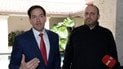 Державний секретар Марко Рубіо та секретар РНБО Рустем Умєров спілкуються зі ЗМІ після переговорів