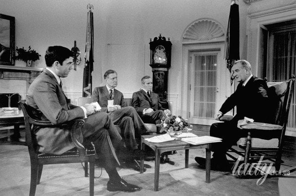 Президент Ліндон Б. Джонсон під час пресконференції / © Getty Images