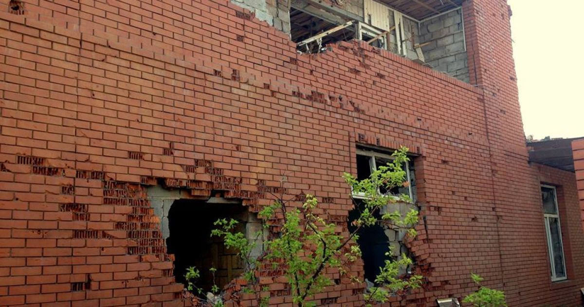 Широкино превратился в поселок-призрак. / © facebook/Тарас Чмут