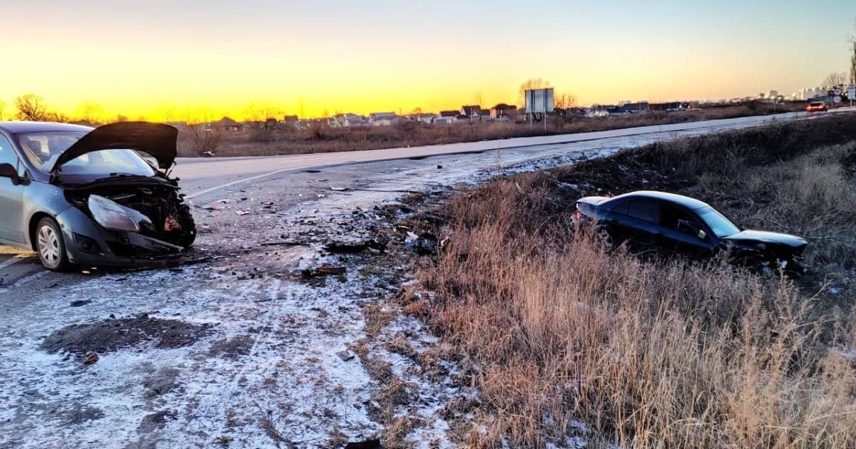 Під Києвом 76-річна водійка влаштувала ДТП / © Поліція Київської області