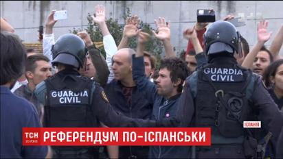 Более 800 человек пострадали в столкновениях с испанской полицией