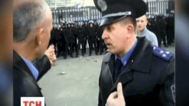 Петро Федчук був помічений при розгоні протесту у Росії