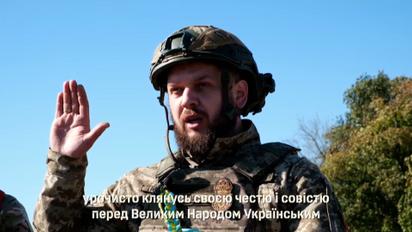 Военные 110-й ОМБР ВСУ принесли присягу воина УПА