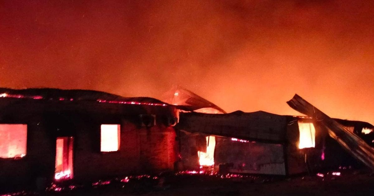Пожар в Белой Церкви