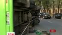 Маршрутка с пассажирами перевернулась в Одессе