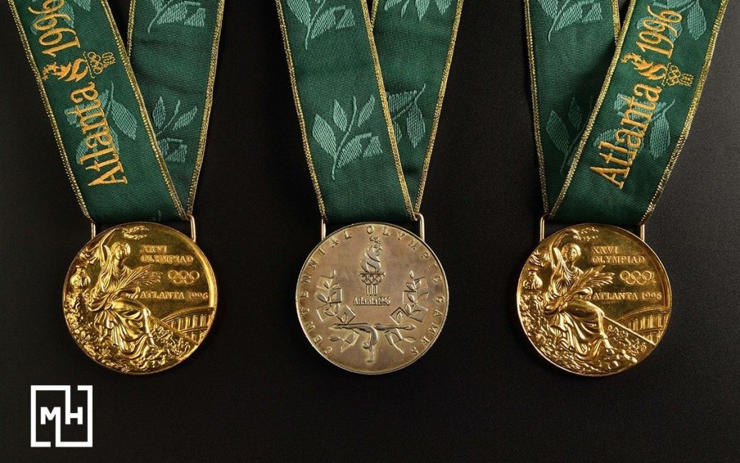 Олимпийские медали Лилии Подкопаевой / © пресс-служба канала "1+1"