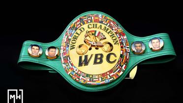 Главный чемпионский пояс по версии WBC Виталия Кличко / © пресс-служба канала "1+1"