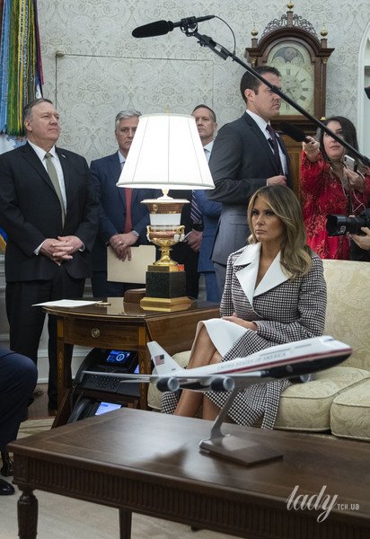 Мелания и Дональд Трамп с президентской четой Гватемалы / © Associated Press