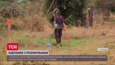 Украинские саперы прошли тренировки по разминированию в Камбодже