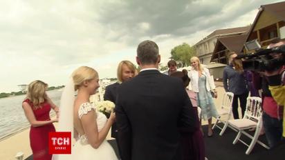 Відео з романтичної церемонії весілля Матвієнко та Мірзояна. Ексклюзив ТСН