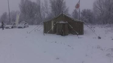 снігові замети на дорогах_8 / © ДСНС