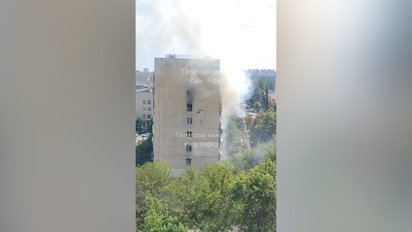 В Киеве произошел взрыв в квартире, загорелся пожар
