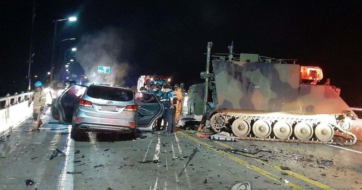 Американські військові на бронетранспортері потрапили у ДТП у Південній Кореї, є жертви