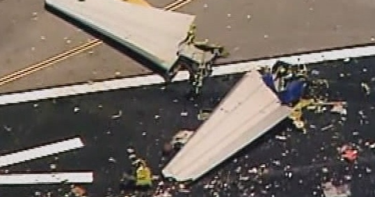 Фото з місця катастрофи літака / © twitter.com