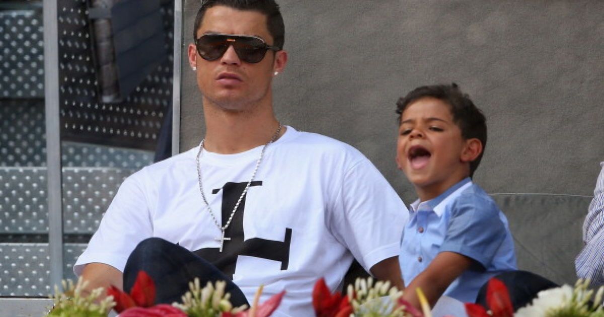 Роналду з сином