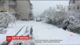 Балканский циклон "Петер" несет зимнюю непогоду в Украину