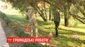 Мітла у руки боржникам: у Дніпрі неплатники аліментів почали прибирати парки