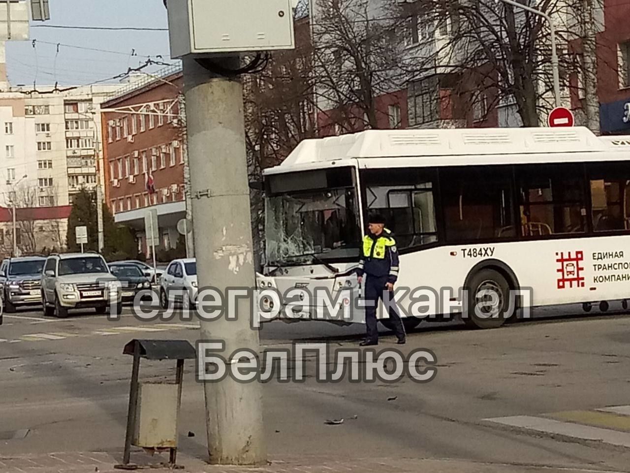 Пошкодження в Бєлгороді 21 березня після обстрілу / Фото: російські телеграм-канали / ©
