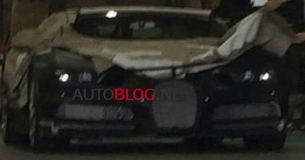 В Сети появилось фото Bugatti Chiron