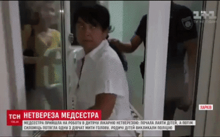 В Харькове пьяная медсестра устроила дебош в детской больнице