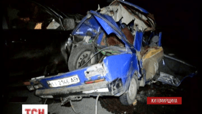 Шестеро подростков погибли в аварии на Житомирщине