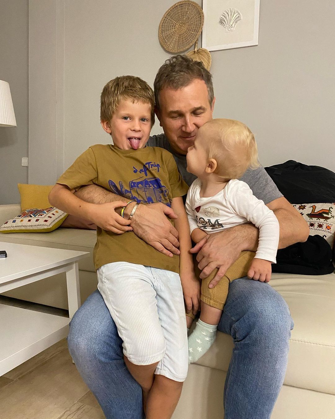 Младший сын Екатерины Осадчей и Юрия Горбунова / © instagram.com/kosadcha