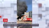 Новини України: в одному зі столичних районів спалахнула складська будівля