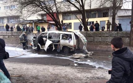 В Харькове посреди улицы раздался мощный взрыв (видео)