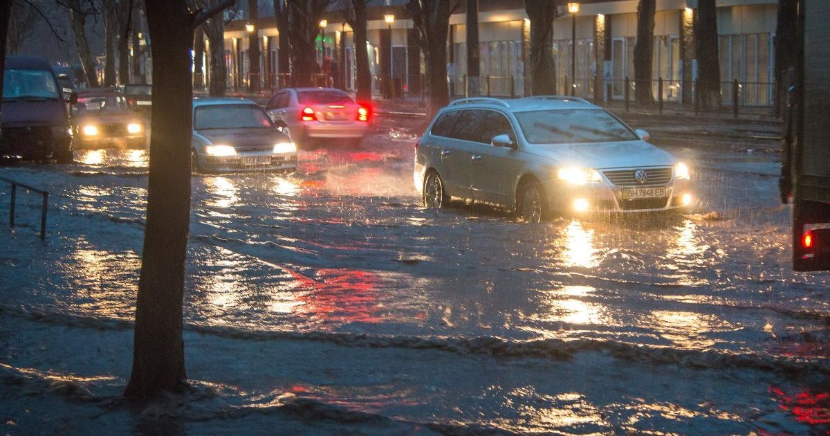 Злива в Одесі 18 січня