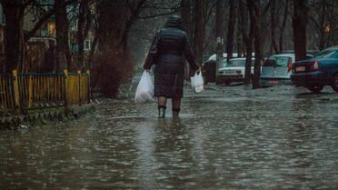 Злива в Одесі 18 січня / © УНІАН