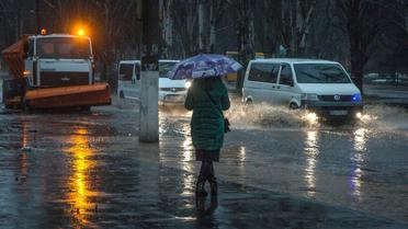 Злива в Одесі 18 січня / © УНІАН