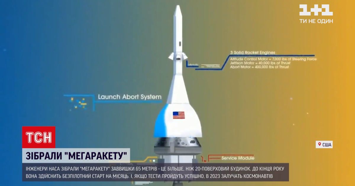 Новости мира: в NASA подготовили для полета на Луну "мегаракету" высотой 65 метров