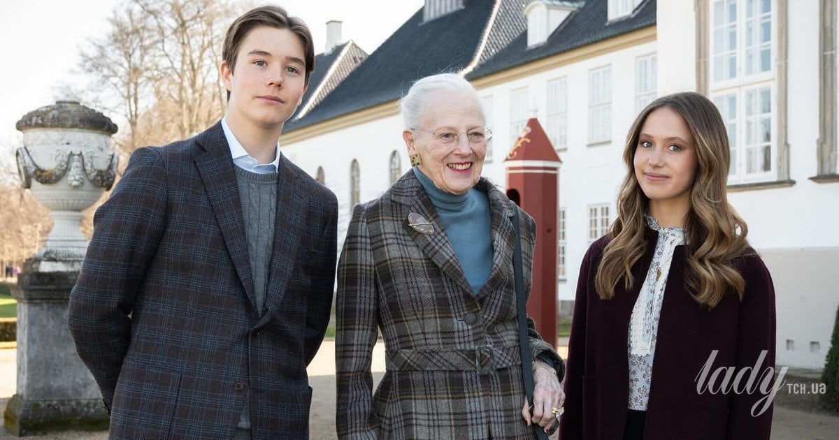 Принц Винсент, королева Маргртете II и принцесса Жозефина