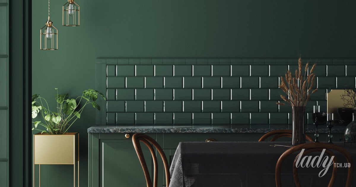Які відтінки зеленого, окрім смарагдового, будуть можні в інтер’єрі 2026 року