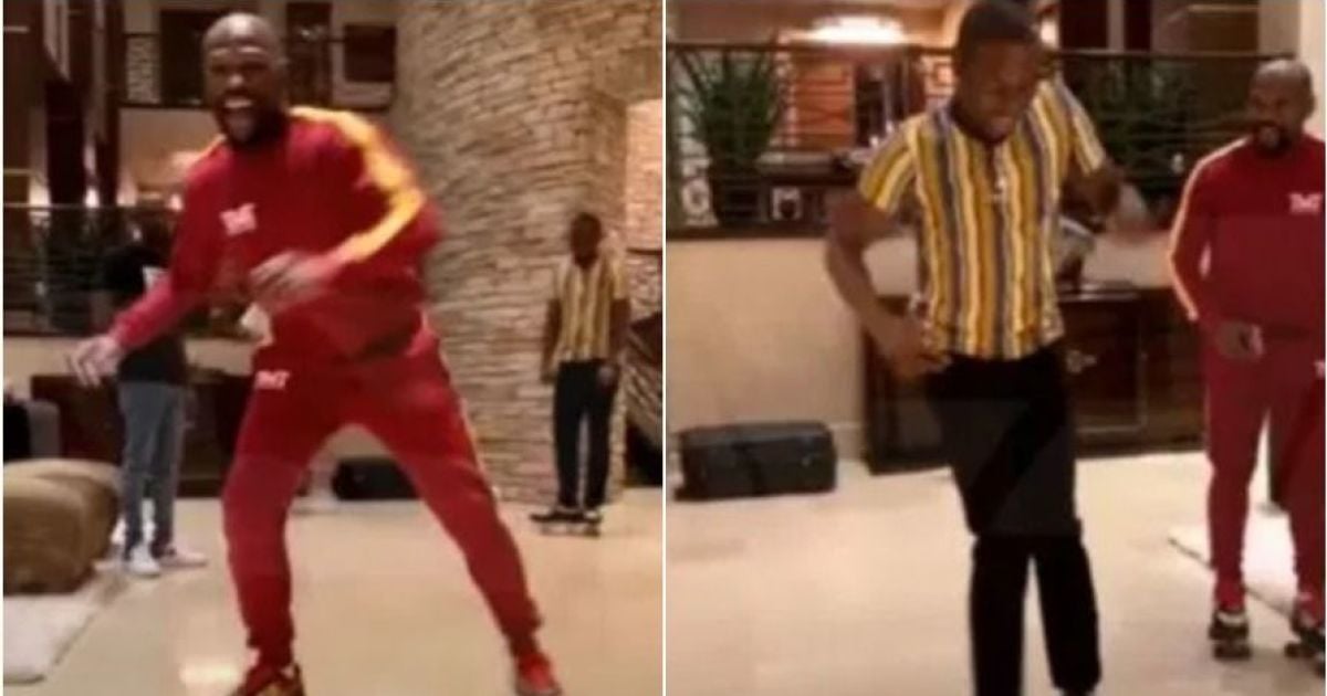 Люксовые покатушки: Мейвезер устроил вечеринку на роликах в роскошном особняке