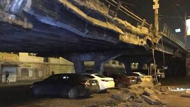 Шулявський міст обвалився_1 / © ТСН.ua
