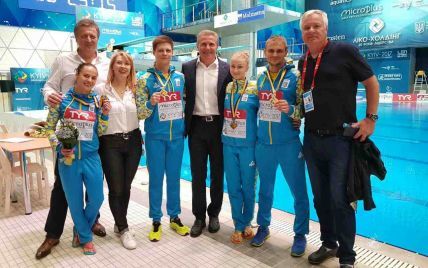 Україна виграла 7 нагород та очолила медальний залік чемпіонату Європи зі стрибків у воду